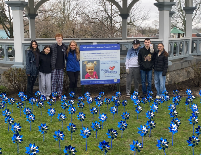 The purpose of the Pinwheels for Prevention event and Kyra's Champions is to advocate for the passage of Kyra's Law, a state bill that would protect children at risk of violence in the family court system.